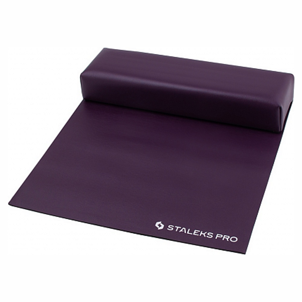 Подлокотник «MAXI» с ковриком Staleks Pro Expert 11 фиолетовый - фото