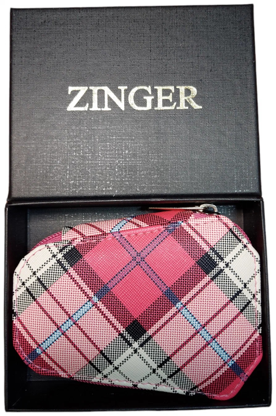 Маникюрный набор Zinger 7103 (6 предметов) РОЗОВАЯ КЛЕТКА - фото2