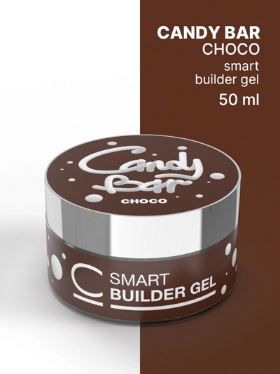 Гель камуфлирующий COSMO Gel Builder CANDY BAR SMART Choco 50 мл - фото