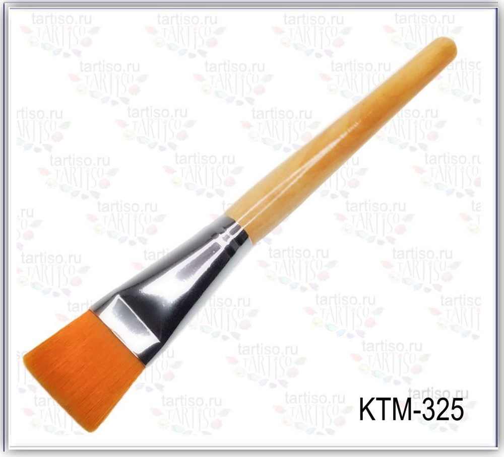 Кисть для маски TARTISO KTM-325, синтетика, рыжый ворс - фото