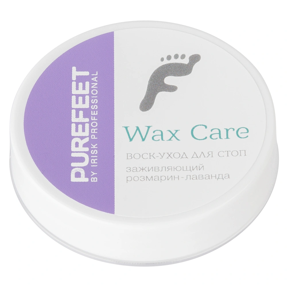 Воск-уход за стопами PureFeet Wax Care, 15 грамм IRISK Y (003 Заживляющий с эфирным маслом лаванды и розмарином) - фото