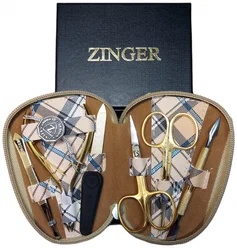 Маникюрный набор Zinger 7103 (6 предметов) КЛЕТКА - фото