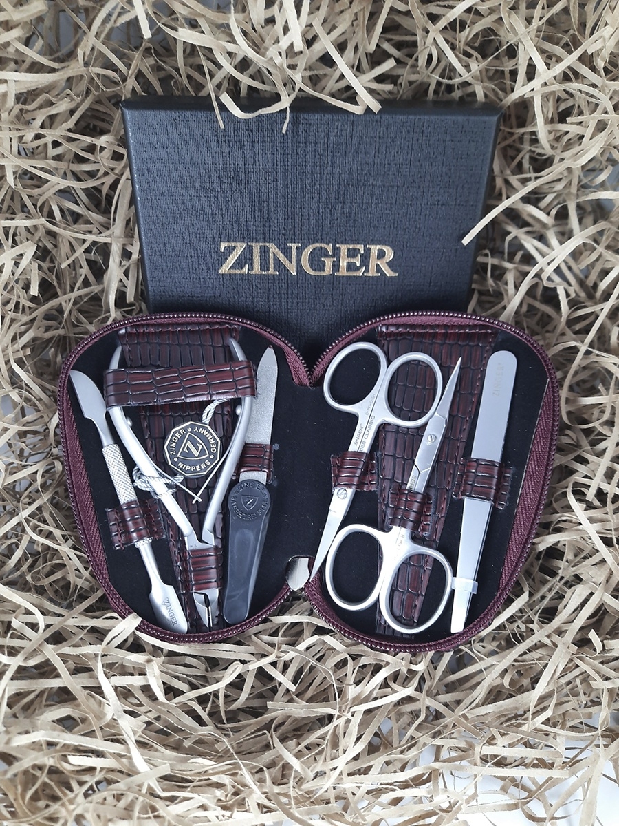 Маникюрный набор Zinger 7103 (6 предметов) ЗМЕЯ - фото3