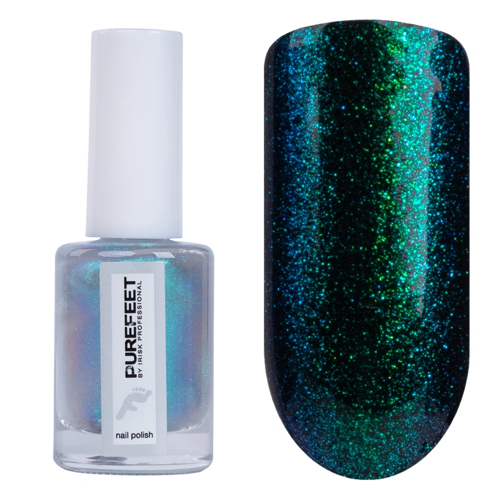 Лаковое покрытие с мерцающим эффектом IRISK Shimmery PureFeet, 10 мл (006) - фото