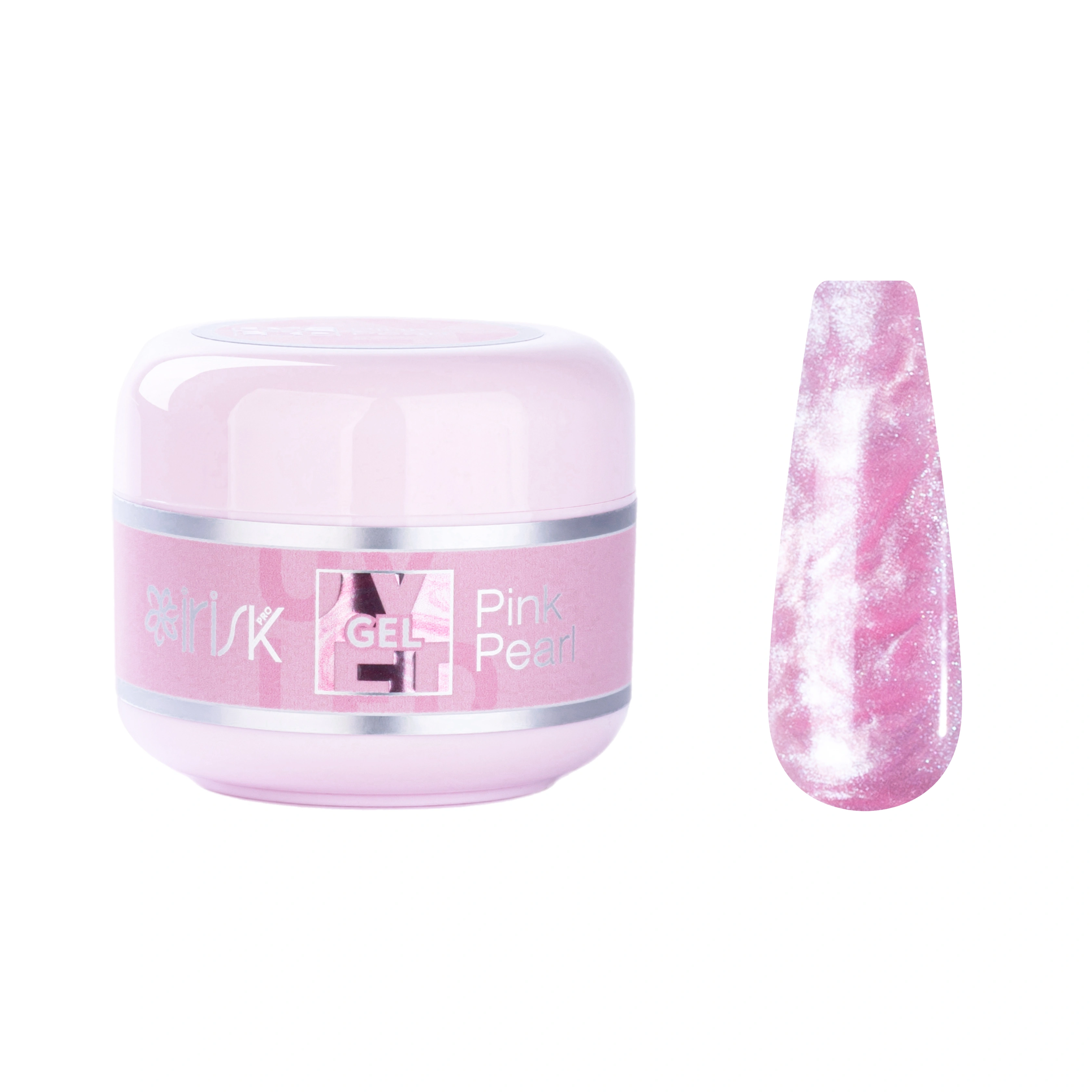 ГЕЛЬ ДЛЯ НАРАЩИВАНИЯ МОДЕЛИРУЮЩИЙ IRISK ABC, 15МЛ (35 Pinky Pearl) - фото
