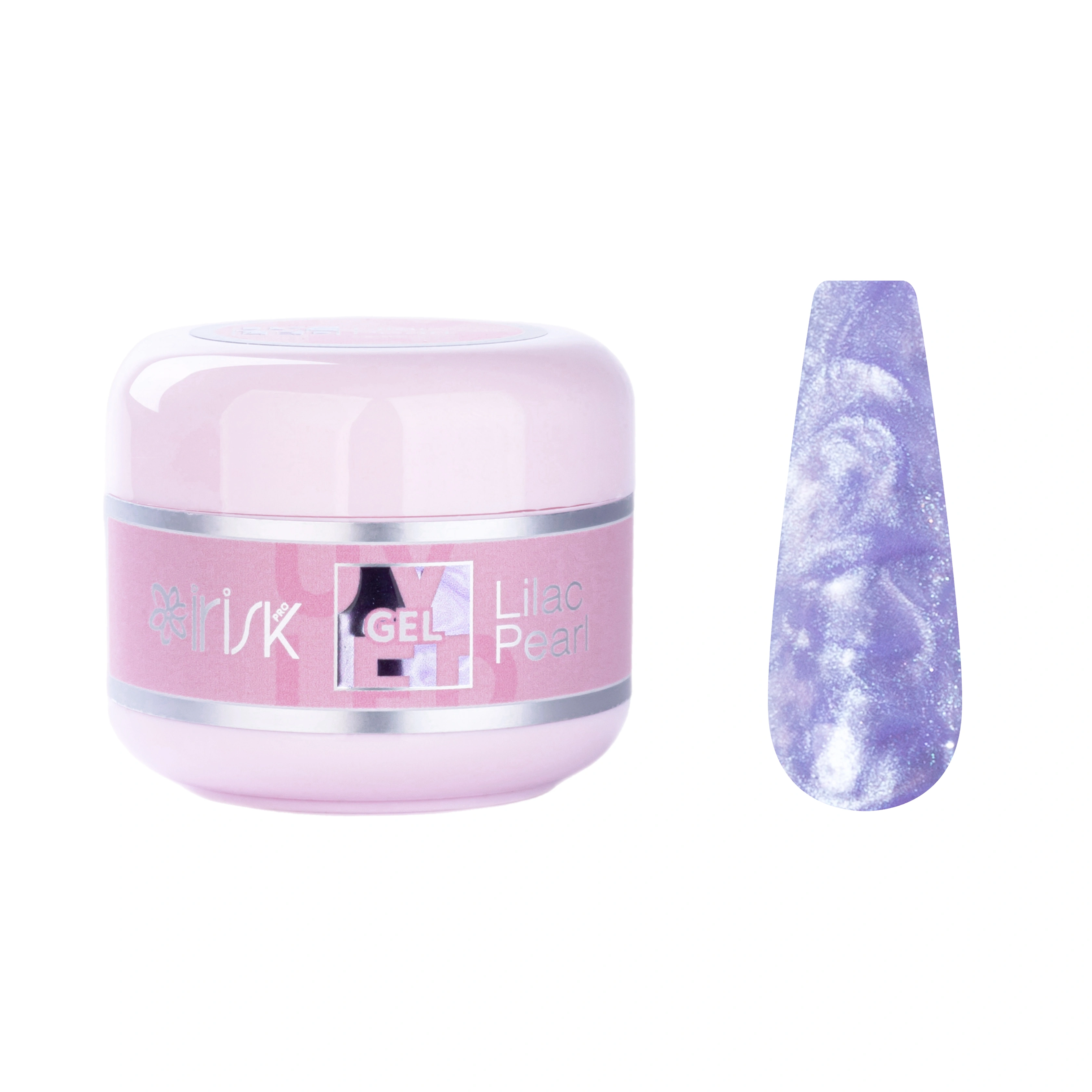 ГЕЛЬ ДЛЯ НАРАЩИВАНИЯ МОДЕЛИРУЮЩИЙ IRISK ABC, 15МЛ (37 Lilac Pearl) - фото