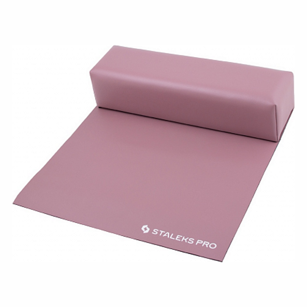 Подлокотник «MAXI» с ковриком Staleks Pro Expert 11 розовый - фото