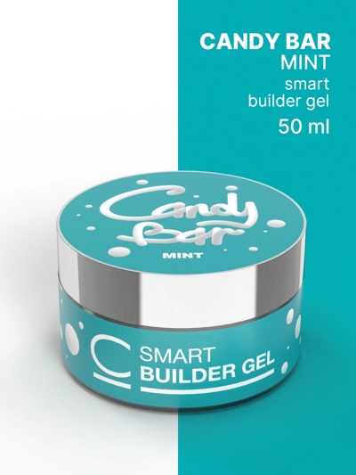 Гель прозрачный COSMO Gel Builder CANDY BAR SMART Mint 50 мл - фото