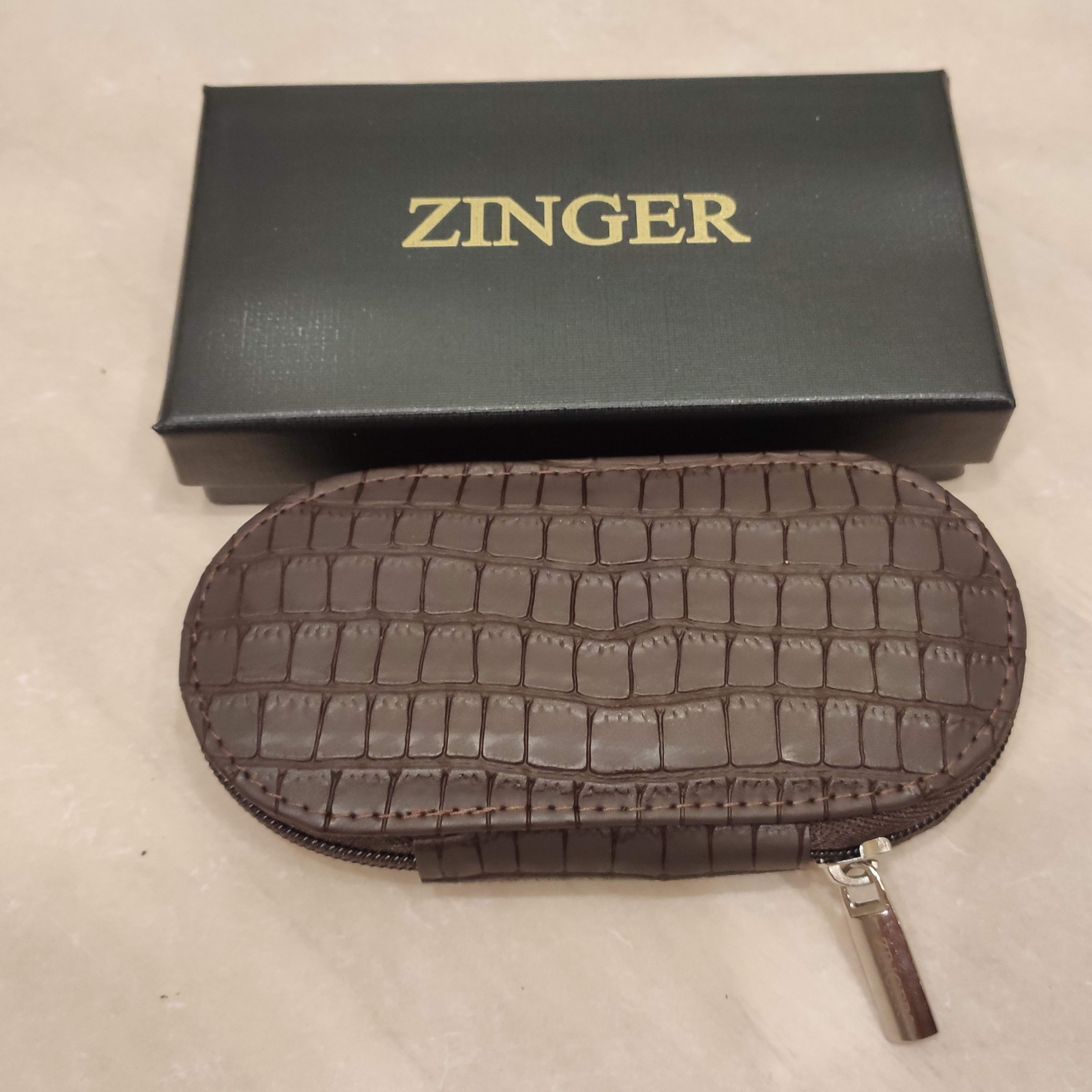 Маникюрный набор Zinger 7104 S (6 предметов) КРОКОДИЛ - фото2