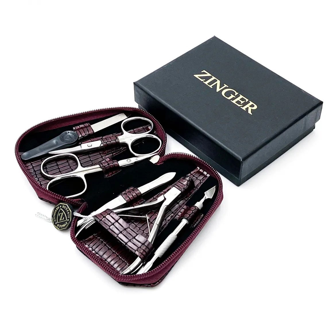 Маникюрный набор Zinger 7103 S (6 предметов) ЗМЕЯ - фото