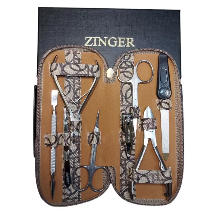 Маникюрный набор Zinger 7106 (8 предметов) КОЛЬЦА  - фото