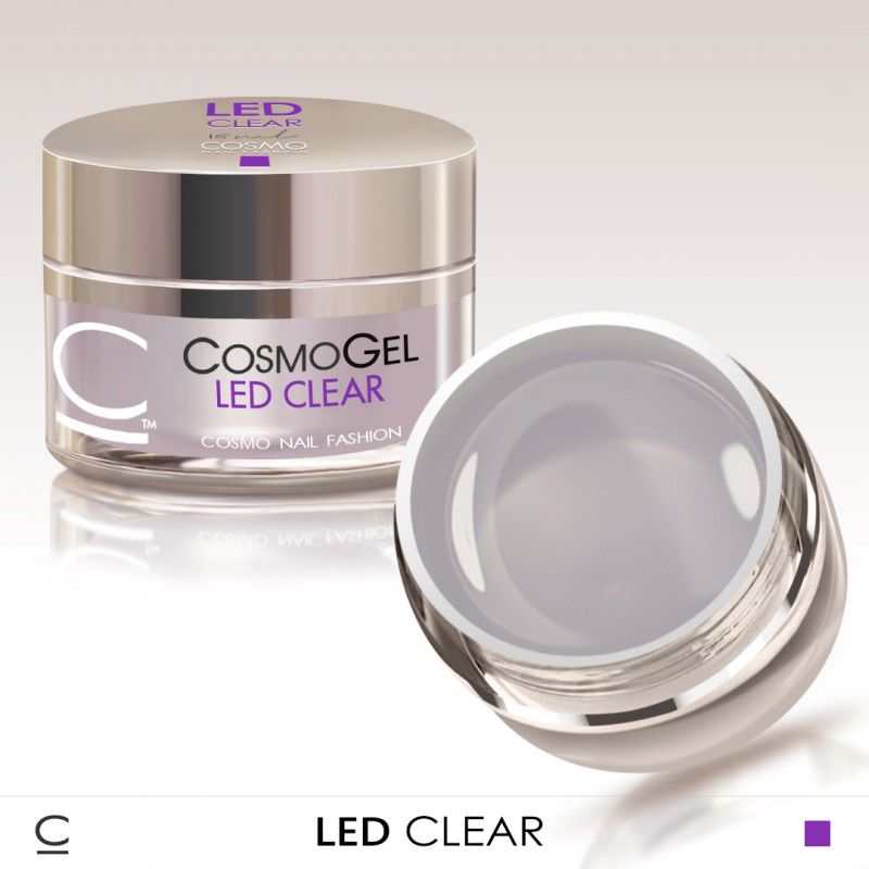 Конструирующий LED гель Cosmo LED clear 50 мл - фото