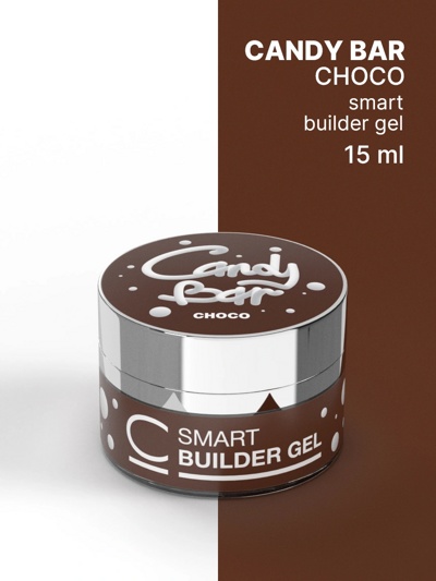 Гель камуфлирующий COSMO Gel Builder CANDY BAR SMART Choco 15 мл - фото