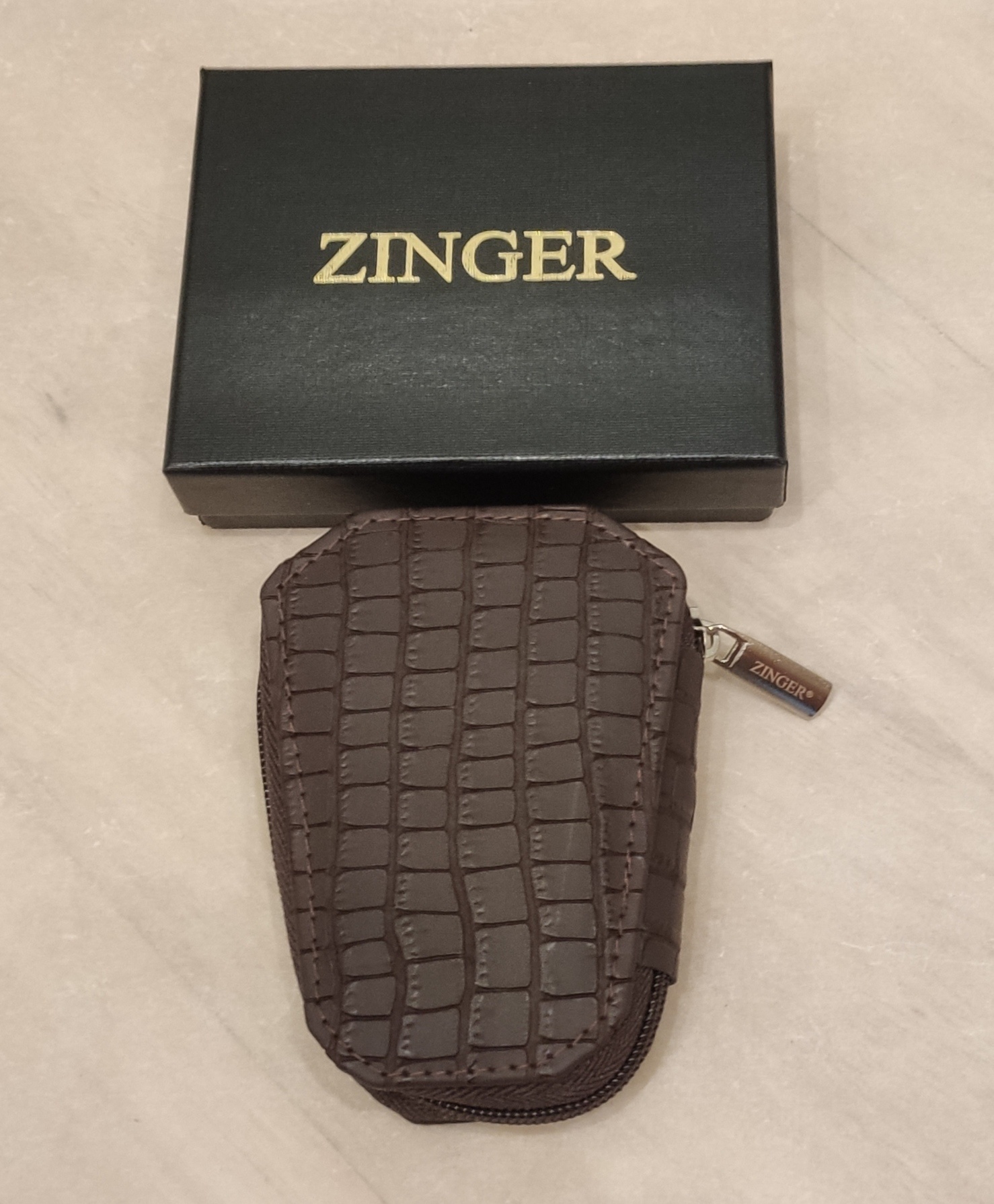 Маникюрный набор Zinger 7103 (6 предметов) КРОКОДИЛ - фото4