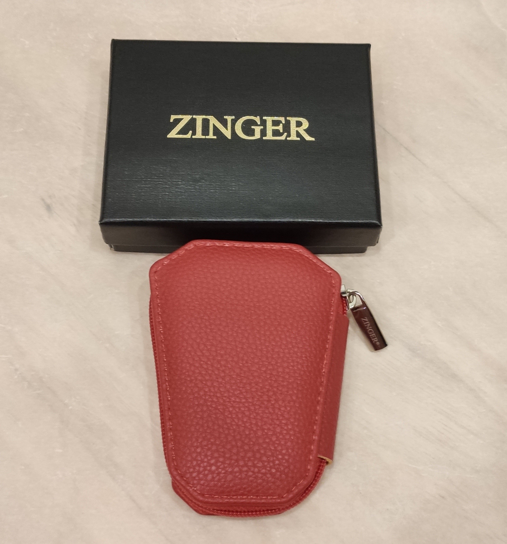 Маникюрный набор Zinger 7103 S (6 предметов) КРАСНЫЙ - фото2